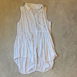 Solitaire Bee tunic blouse tank